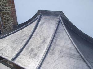 Architectural lead roofing
